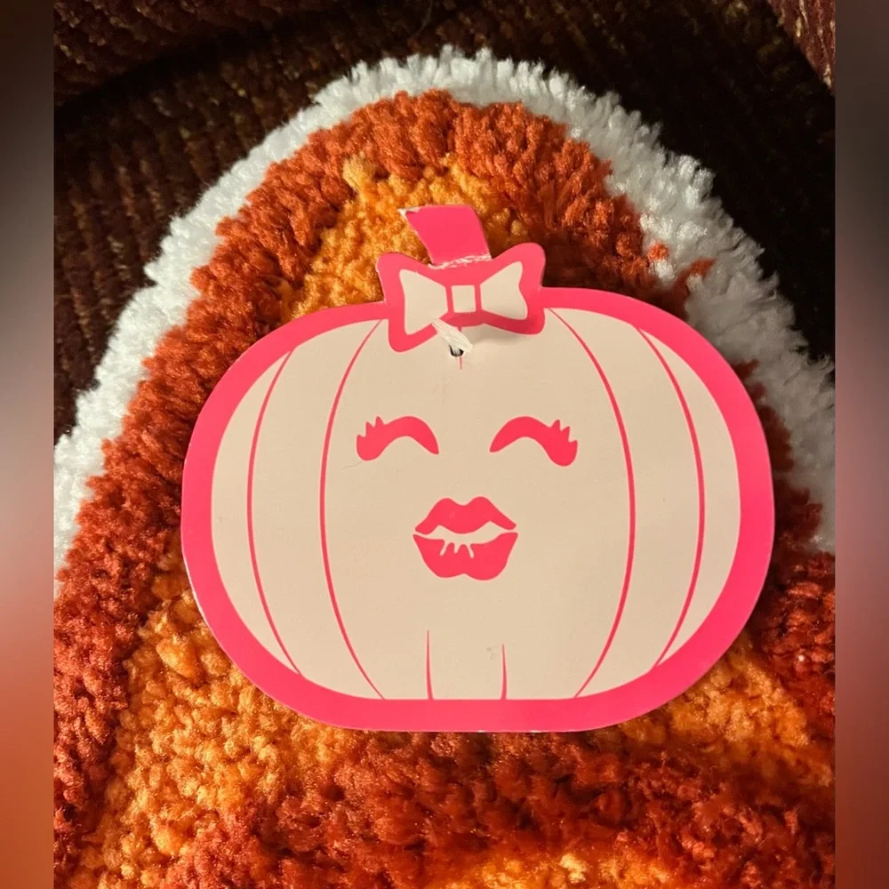 Betsey Johnson Pumpkin Cat Bath Rug